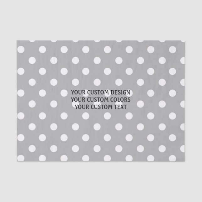Papier Mousseline Créez votre propre personnalisation personnalisée (Recto)