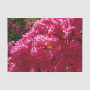 Papier Mousseline Crepe Myrtle Tree Magenta Floral