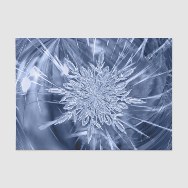Papier Mousseline Cristal de glace éblouissant (Recto)