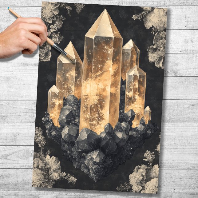 Papier Mousseline Cristaux 3 papier de découpage (Créateur téléchargé)