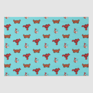 Papier Mousseline Crustacés