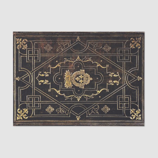 Papier Mousseline Cuir et or de Falln (Recto)