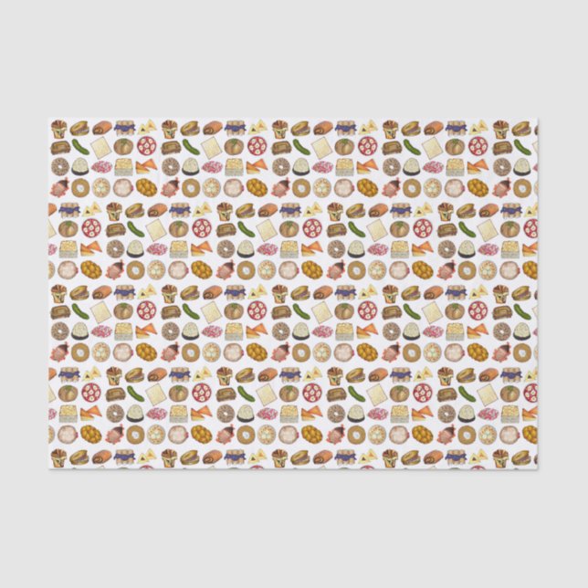 Papier Mousseline Cuisine juive Cuisine Dîner de Vacances Aliments I (Recto)