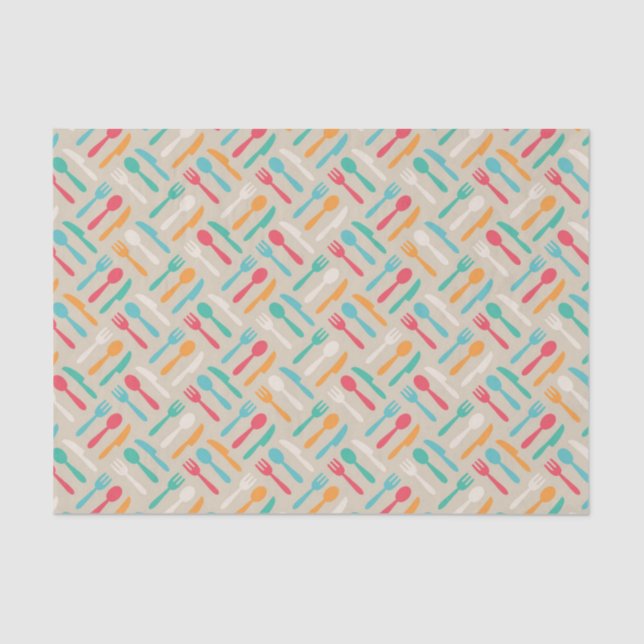 Papier Mousseline Cuisine motif 3 (Recto)