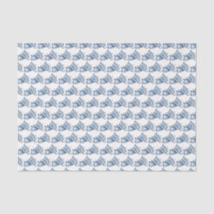 Papier Mousseline Cute Aquarelle Bleu Chaussures pour bébé Motif