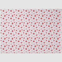 Cute Cherry Hearts Boho Scandinavian Valentine 