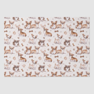 Papier Mousseline Cute Chihuahua