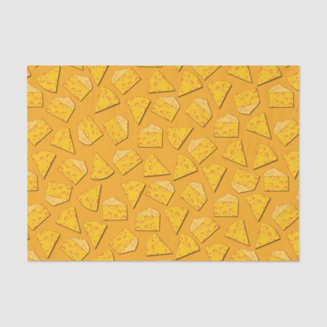 Papier Mousseline Cute Fromage Wedge Enfants 1er anniversaire fête (Recto)