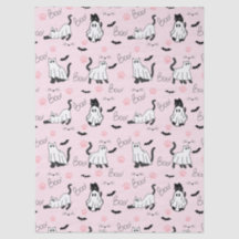 Cute Ghost Cats Halloween