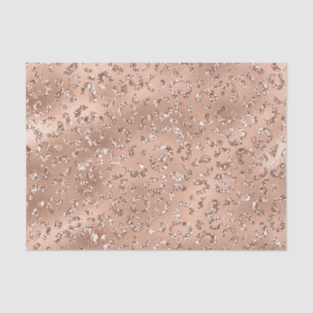 Papier Mousseline Cute Gold Cheetah Leopard Motif d'impression (Recto)
