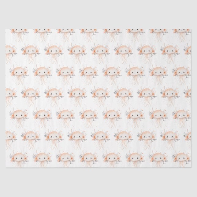 Papier Mousseline Cute Jellyfish (Recto)