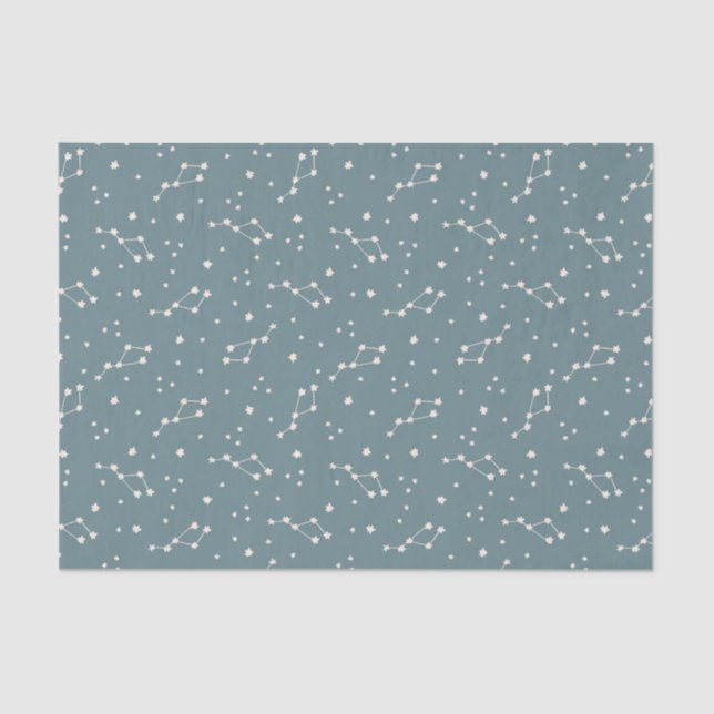 Papier Mousseline Cute Motif Sky Constellation (Recto)