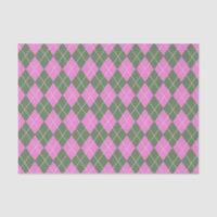 Cute Retro Preppy Pink et Motif de Jacquard vert