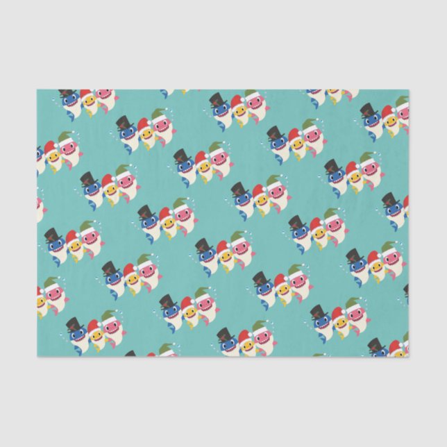 Papier Mousseline Cute Shark 🦈 Fun Fab Kids Super Ocean (Recto)