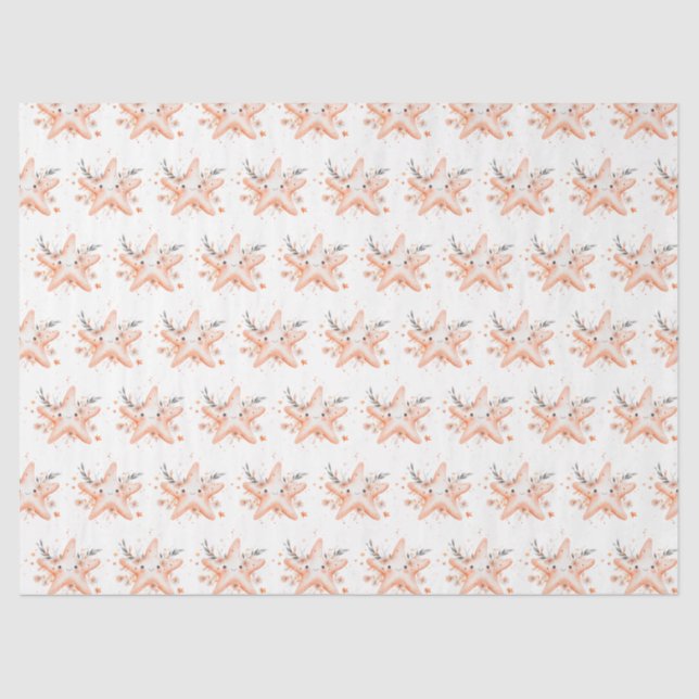 Papier Mousseline Cute Starfish (Recto)