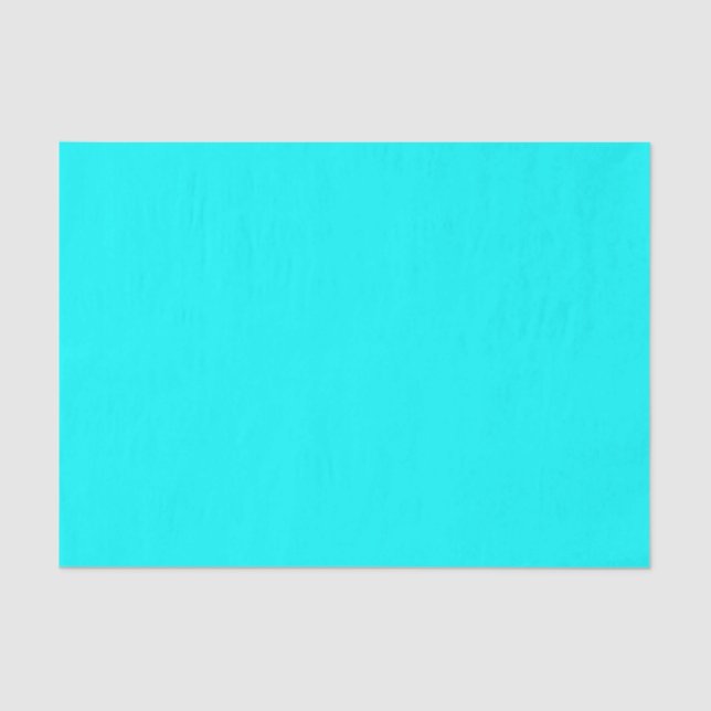 Papier Mousseline Cyan (Recto)