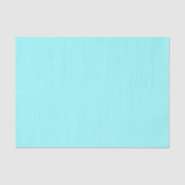 Papier Mousseline Cyan Blue, un Cool pâle (Recto)