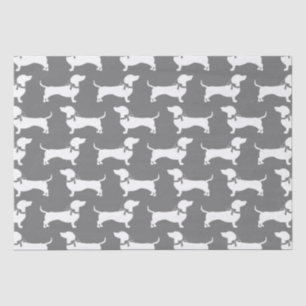 Papier Mousseline Dachshund Wiener Chien Chien Puppy Tissu Papier