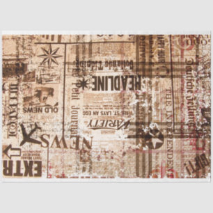 Papier Mousseline Daily News Collage d'Edward Martin