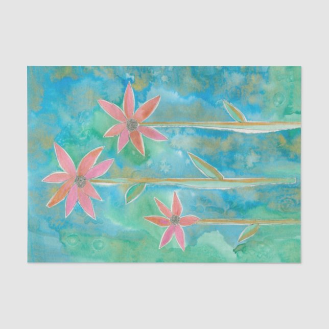 Papier Mousseline Dainty Daisies III (Recto)