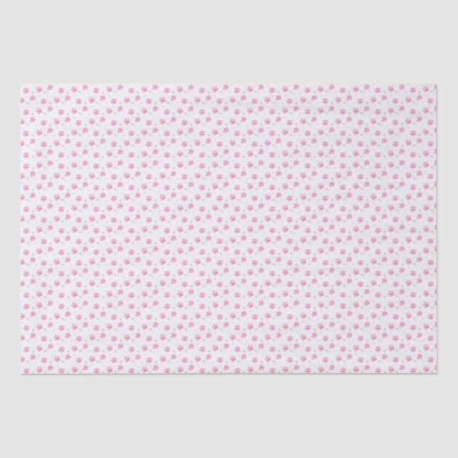 Papier Mousseline Dainty Rose Positions (Recto)