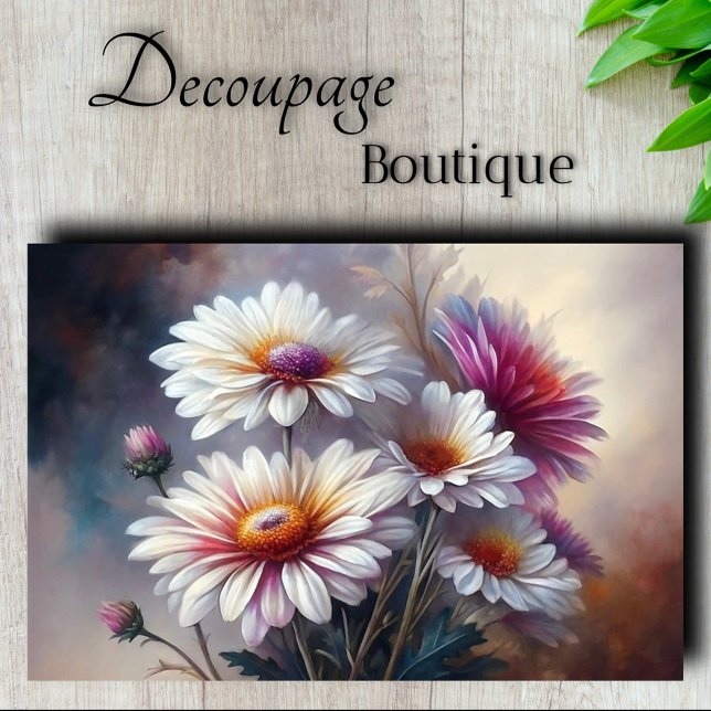 Papier Mousseline Daisy Dreams Découpage (Daisy Dreams Decoupage Tissue Paper)