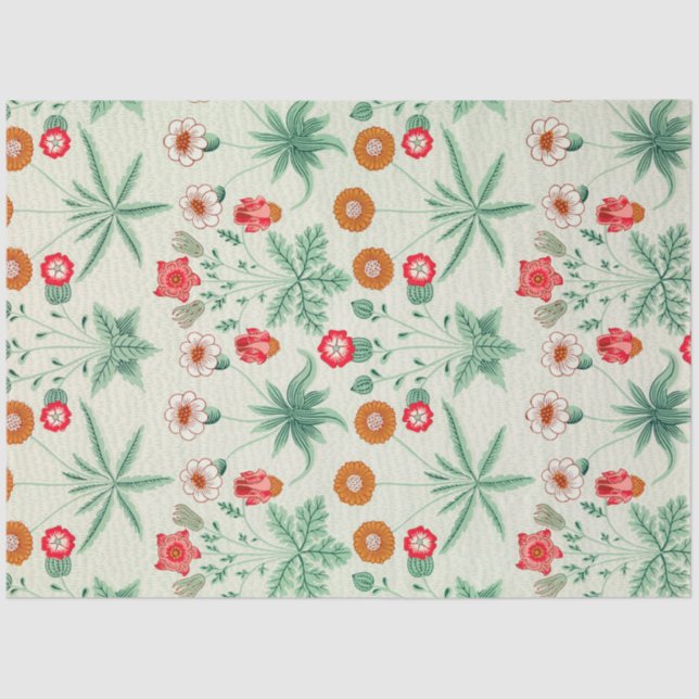 Papier Mousseline Daisy, William Morris (Recto)