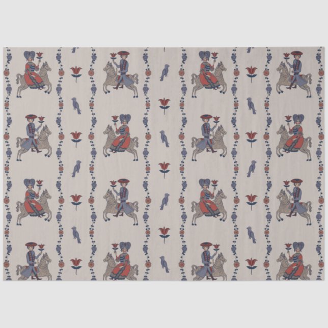 Papier Mousseline Dala B - Papier Tissus (Recto)