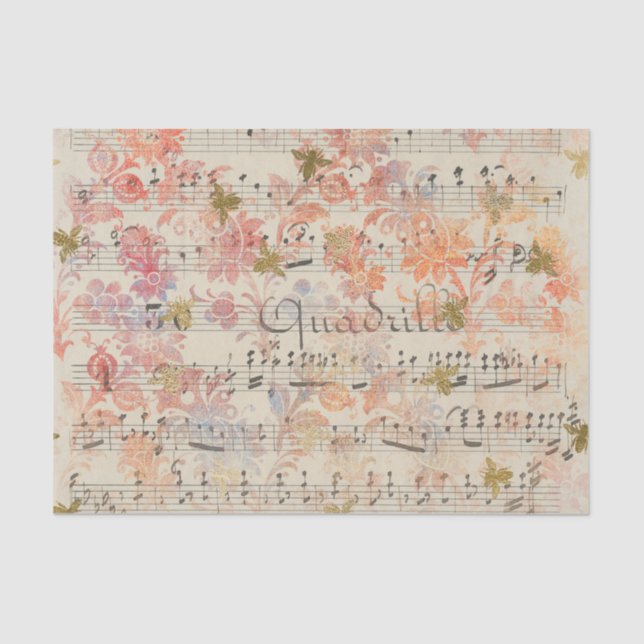 Papier Mousseline Damask Bumblebee (Recto)