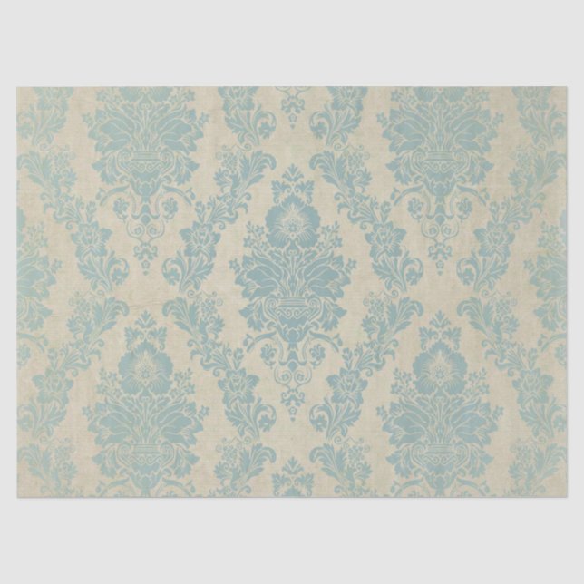 Papier Mousseline Damassé chic minable de pays (Recto)