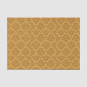 Papier Mousseline Damassé d'or de luxe