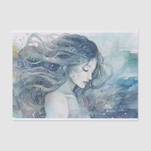 Papier Mousseline Dame du lac (Recto)