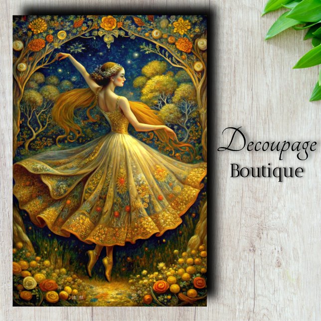 Papier Mousseline Dance Magie Découpage (Dance Magic Decoupage Tissue Paper)