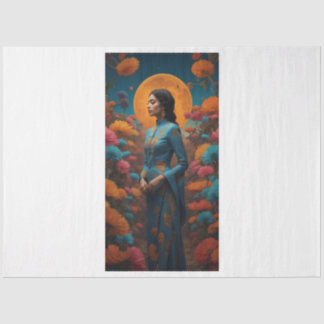 Papier Mousseline Dans le champ de flore papier découpage tissue