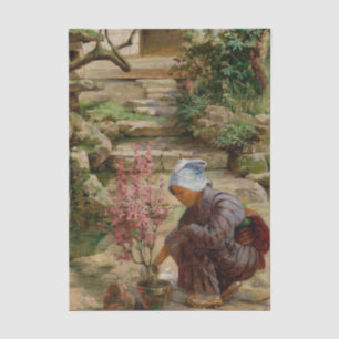 Papier Mousseline Dans le jardin par John Charles Arter