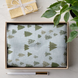 Papier Mousseline Dans les pins