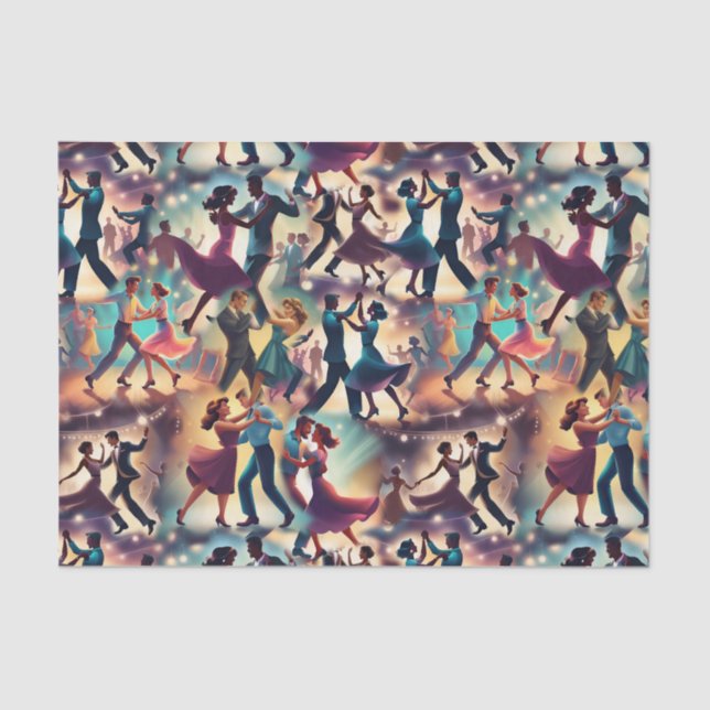 Papier Mousseline Danse à voile (Recto)