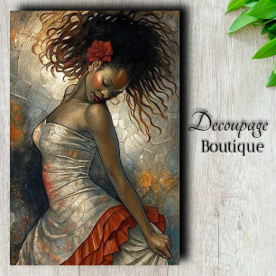Papier Mousseline Danse Découpage Divin