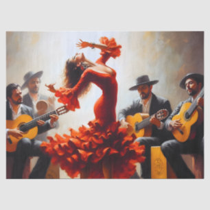 Papier Mousseline Danser flamenco Ephémère Mobilier Découpage