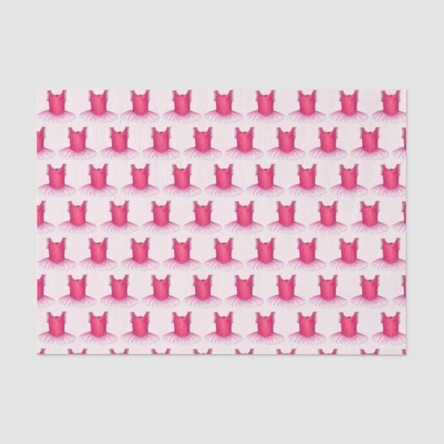 Papier Mousseline Danseur de ballet Tutu rose Ballerina Dance Consid (Recto)