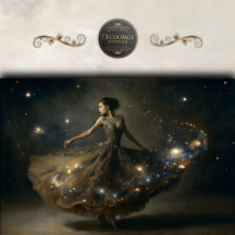 Danseuse céleste Galaxy Découpage