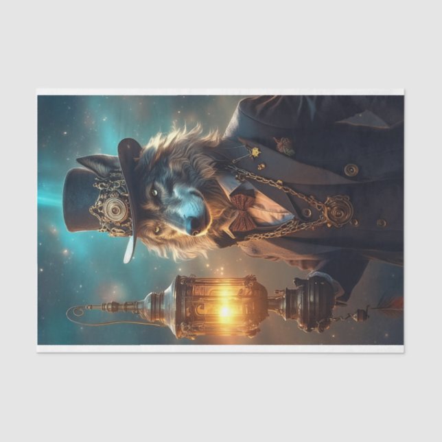 Papier Mousseline Dapper Wolf (Recto)