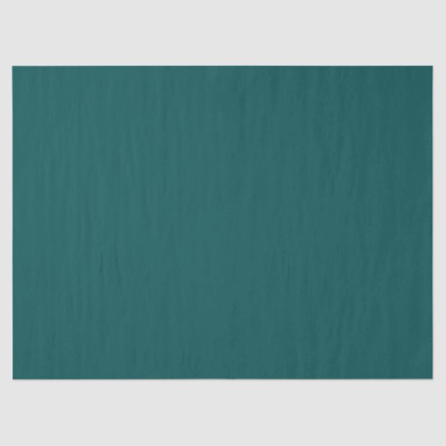 Papier Mousseline Dark Teal Solid Color (Recto)