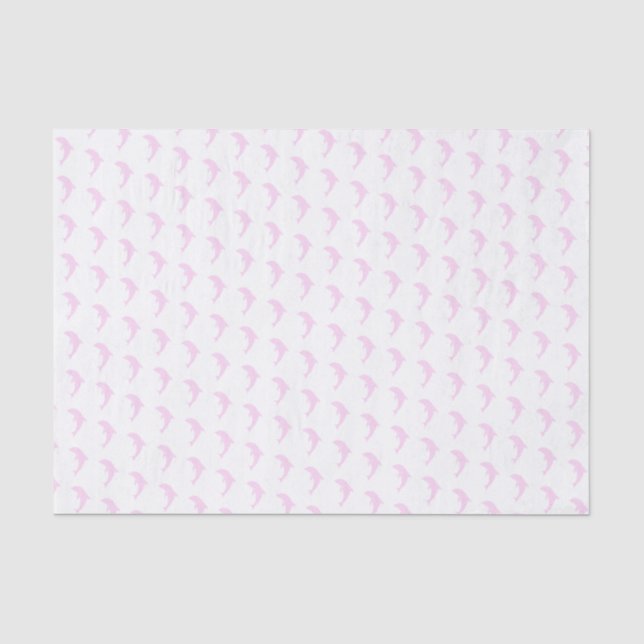 Papier Mousseline Dauphin preppin marine simple et propre (Recto)