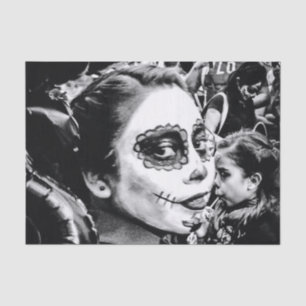 Papier Mousseline DAY IN DAY OF THE DEAD COSTUME Tissue Paper