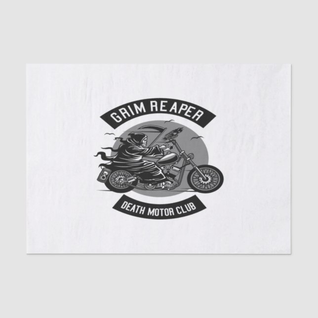 Papier Mousseline Death Motorcycle (Recto)