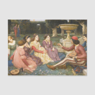 Papier Mousseline Decameron par John William Waterhouse