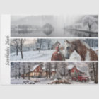 Découpage 26x6" Collection Hiver Dessins de Scie à