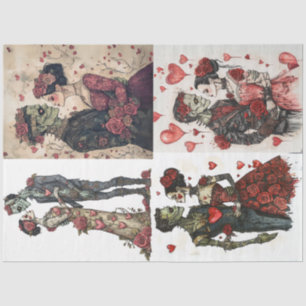 Papier Mousseline Découpage 4 conceptions Romantique Frankenstein &