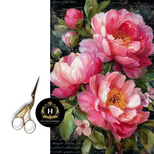 Papier Mousseline Découpage à fleurs rose pâle (Make a Headboard Bloom with Luxe Florals)